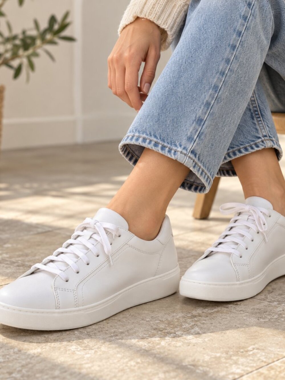 Vagabond Cody White Leather Sneakers | EU 38 | Minimalist Chic | NWOT